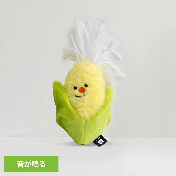 樂天商城 - 農産物おもちゃ−トウモロコシ 犬 わんこ おもちゃ ノーズワーク カシャカシャ ピーピー 音 ドッグトイ スクイーカー おやつ [2605SO]
