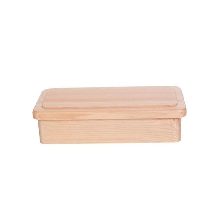 One Tier - 木製 一段 くりぬき シェア バンド付き 弁当箱 ナチュラル BDH012T弁当箱 曲げわっば ナチュラル 木目 木製 漆器 運動会 一段 二段 バンド 中茂国際