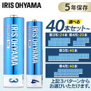 【4/1限定◆最大100 ポイントバック抽選】 【選べる40本セット】乾電池 単3 単4 セット アルカリ乾電池 BIGCAPA basic セット 乾電池セット 電池 乾電池 防災用品 非常用 アイリスオーヤマ【メール便】【代金引換不可 日時指定不可】【MAIL】【広告】