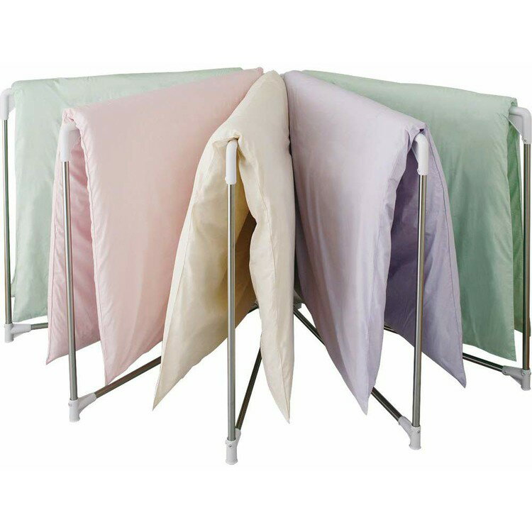 布団干し 5枚 折りたたみ 室内 屋内 屋外 ベランダ 物干し台 室内物干し 物干しスタンド コンパクト アイリスオーヤマ ステンレス 洗濯物干し 物干し 布団 干し おしゃれ 洗濯用品 ふとん干し スタンド 扇形 SFW-50R *