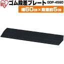 段差プレート ゴム 5cm GDP-4560 幅60cm ゴム段差プレート 段差スロープ スロープ 駐車場 段差解消 車 車庫 玄関 玄関前 庭 つまづき防止 ...