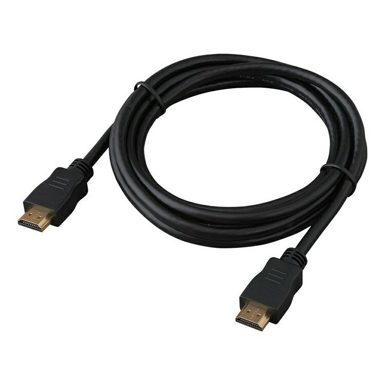 HDMIケーブル Ver2.0 2.0m ブラック IHDMI-PS20B ケーブル cable けーぶる HDMI hdmi 高速伝送 イーサネット ARC HDMI入力 HDMI出力 A－19 4K 2K アイリスオーヤマ