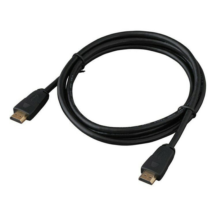 HDMIケーブル Ver2.0a 2.0m ブラック IHDMI-PSA20B ケーブル cable けーぶる HDMI hdmi 高速伝送 イーサネット ARC HDMI入力 HDMI出力 A－19 4K 2K アイリスオーヤマ 【メール便】