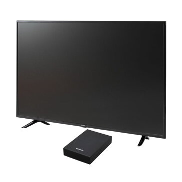 【2点セット】テレビ 55型 HDD セット送料無料 テレビ Fiona 55v 外付けHDDセット品 テレビ HDD セット TV 4K 55V 55型 外付け ハードディスク アイリスオーヤマ