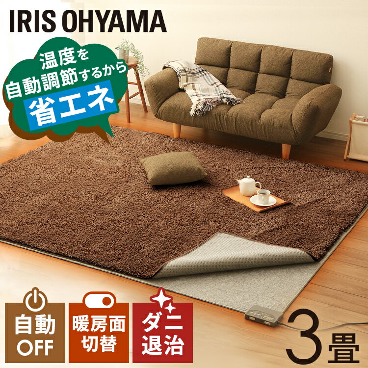 ホットカーペット 3畳 195×235cm HCM-T2420-H本体 電気カーペット 電気マット ホットマット 足元 あったかグッズ 足…