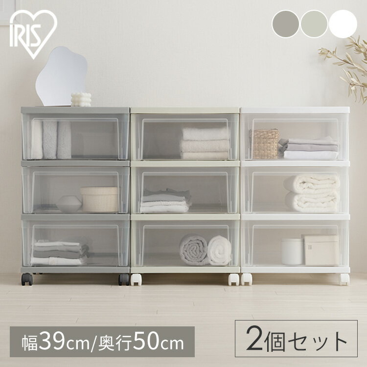 【2個セット】 収納ケース 引き出し 収納ケース 引き出し 押入れ収納 引き出し クローゼットチェスト 6段 積み重ね クローゼットチェスト クリアチェスト 押入れチェスト クローゼット収納 衣類ケース アイリスオーヤマ NSCLZ-503のサムネイル