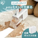 ハンディリンサークリーナー リンサークリーナー ソファ アイリスオーヤマ送料無料 リンサー クリーナー ハンディ 水洗い 布 カーペット 洗浄 掃除 車内 収納ケース付き RNSK-B200D-W ホワイト