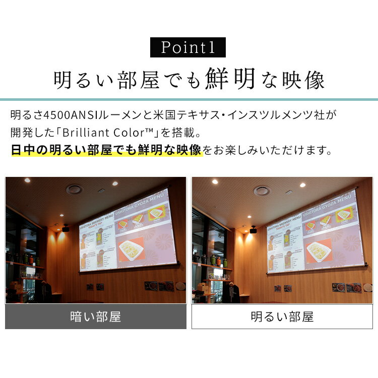 プロジェクター アイリスオーヤマ 大画面 取付 施工 IP-EW450W 送料無料 レーザー 業務用 ビジネス オフィス 教室 会議室 カフェ 飲食店 映画