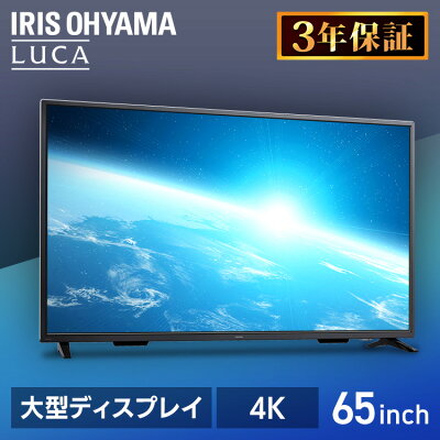 モニター 65インチ 大型 業務用 4K 4K画質 大画面 会議室 ディスプレイ 大型ディスプレイ 液晶モニター PCモニター 液晶ディスプレイ 在宅勤務 学校 法人様 アイリスオーヤマ LUCA ILD-B65UHDS-B - Image 1