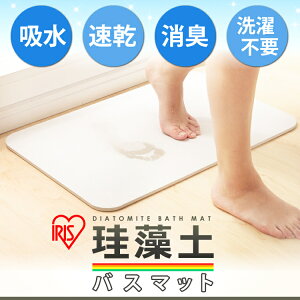 【送料無料】速乾快適バスマットSKBM-6039アイリスオーヤマ【即乾調湿機能抗カビ機能消臭機能珪藻土けいそう土さらさら吸収力吸水マットさらさらバスマット洗濯不要大判足拭きマットお風呂洗面所脱衣所】