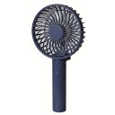 携帯扇風機 小型扇風機 熱中症対策 USBハンディファン ネイビー HF-1016U(NV)風量3段階 USB充電式 連続2.5~8時間 2WAY 折り畳み 卓上扇風機 リチウムイオン電池 TEKNOS