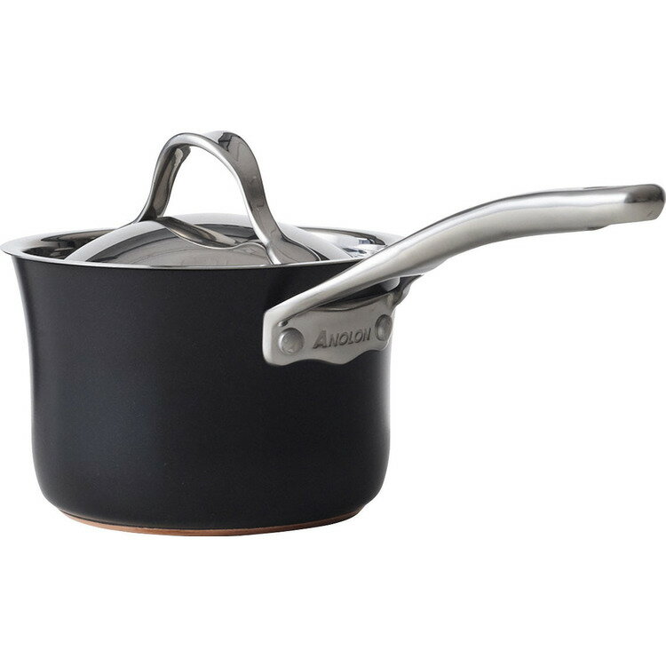 [最大2,000円OFFクーポン] 片手鍋 16cm こびりつきにくい アナロン ルクス 片手鍋 16cm AC3-S16片手鍋 16cm こびりつきにくい お手入れ簡単 鍋 銅 硬質アルマイト加工 Y字ハンドル 内外面ノンスティック加工 高級 高品質 スタイリッシュ アナロン マイヤー MEYER 【B】