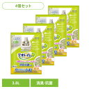 【4個セット】ユニチャーム 取替サンド デオトイレ 消臭・抗菌サンド 慣れやすい小粒 3.8L 猫 消臭 抗菌 ユニ・チャームペット 猫砂 トイレ 鉱物 小粒 ...