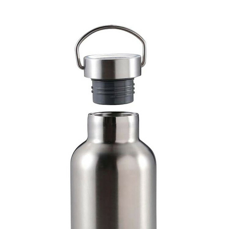 [最大500円OFFクーポン/新生活フェア]水筒 HDボトル 600ml スクリュータイプ UE-3365 UE-3366 UE-3367CAPTAINSTAG キャンプ アウトドア レジャー スクリュー 真空二重構造 保冷 保温 マグボトル 水筒 パール金属株式会社 シルバー ブラック ホワイト