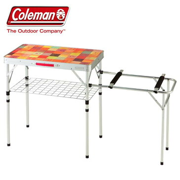 【キッチンテーブル 調理台】【B】【送料無料】Coleman(コールマン) ナチュラルモザイクツーウェイキッチンスタンドプラス【レジャーテーブル アウトドアテーブル バーベキュー BBQ キャンプ】501925 2000026762
