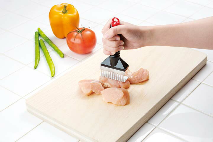 プログレードふわから肉すじ切り PG-601カッター 筋切り 便利グッズ 肉 キッチン用品 調理器具 カッター便利グッズ カッターキッチン用品 筋切り便利グッズ 便利グッズカッター キッチン用品カッター 便利グッズ筋切り 下村工業 enetroom-10147314 便利生活 マイルーム サンプル画像3