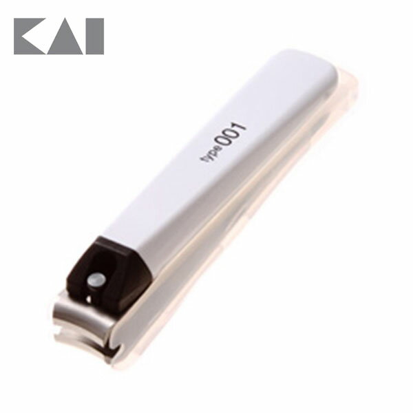 [最大400円OFFクーポン] ツメキリ Type001M 白 000KE0122 爪切り つめきり つめ切り 貝印 ネイルケア ..