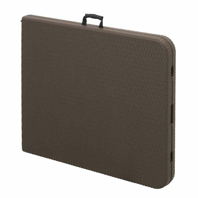 イージーキャリーダイニングテーブル・ベンチ ラタン調 3点セット 送料無料 ガーデンテーブル ガーデンチェア ガーデンテーブルセット ベンチ セット 折りたたみ アウトドア ガーデン用品 ガーデンファニチャー 【D】通販格安セール情報 楽天 通販