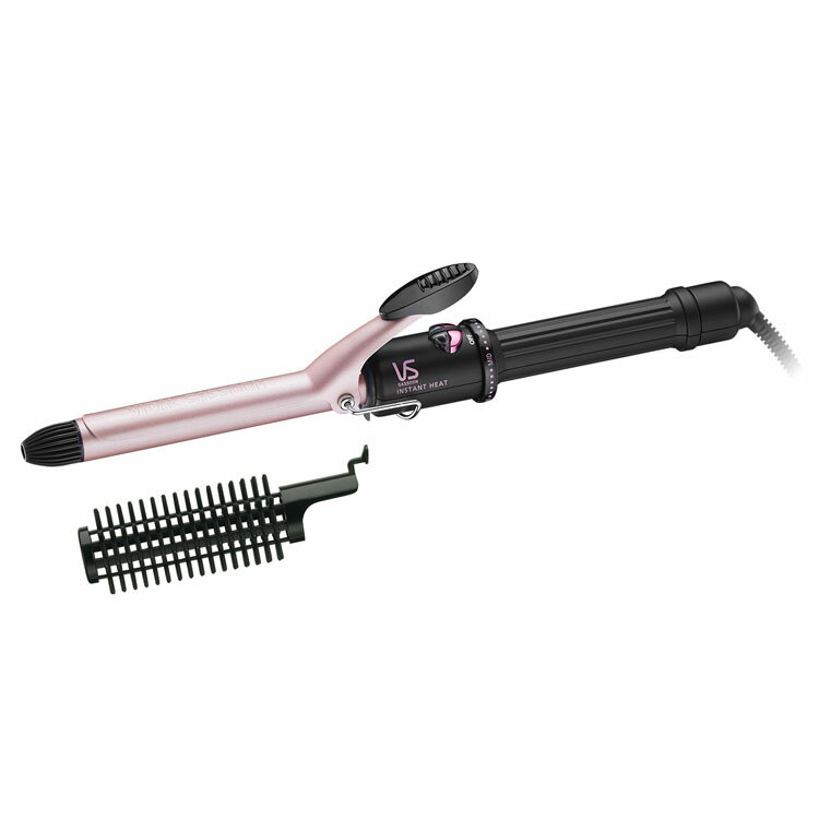 カールアイロン ピンク VSI-1912-PJカールアイロン ウエーブ ヘアアイロン ヴィダルサスーン 理美容 コイズミ スタイリング 19mmカール ロールブラシ 小泉成器【D】