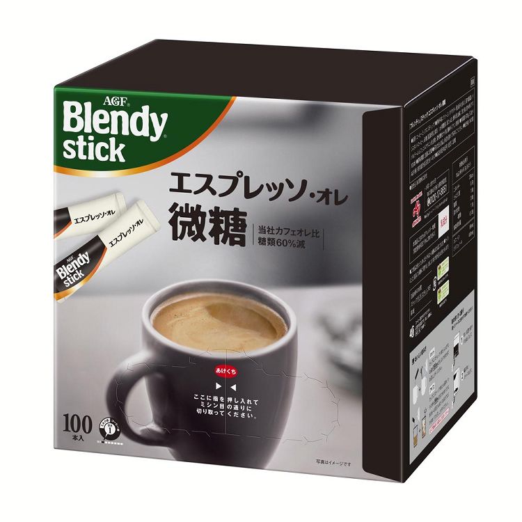 AGF　「ブレンディ」スティック エスプレッソ・オレ 微糖100本（スティックコーヒー） エージーエフ ブレンディ blendy インスタント スティック スティックコーヒー カフェオレ カフェラテ 個包装 AGF 【D】