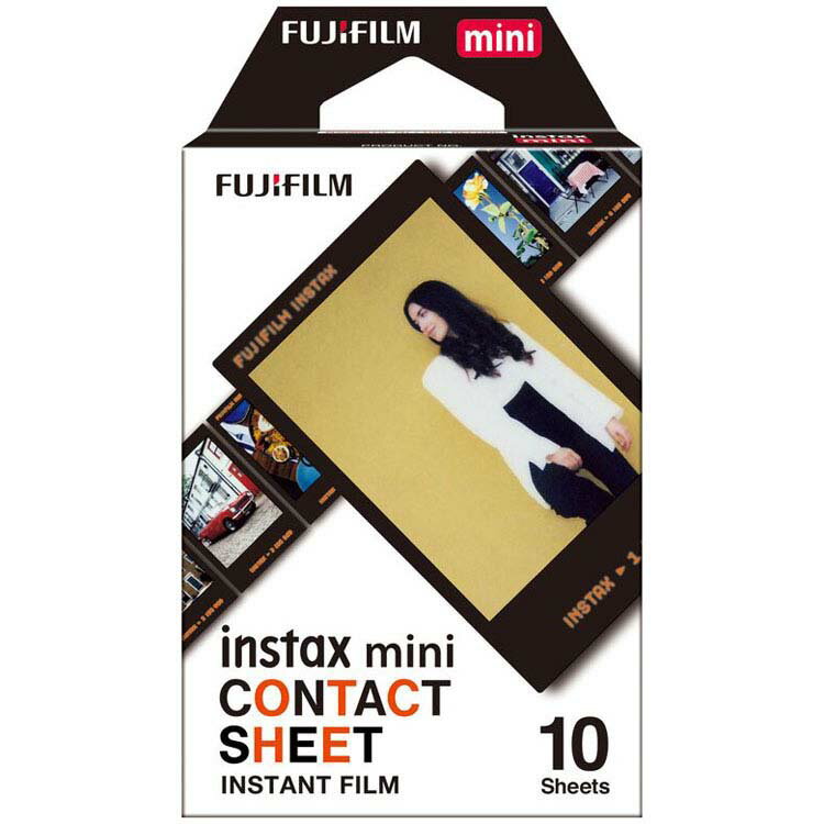 チェキ専用フィルム instax mini CONTACT SHEET（10枚入） 16746486チェキ フイルム ミニフイルム コンタクトシート インスタントカメラ インスタント カメラ チェキ用 フィルム mini40 WW1 INS フジフィルム FUJIFILM 富士フイルム【D】