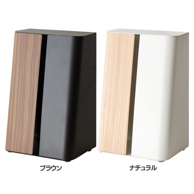 ペーパースタンド PS-1800M PaperStand TEER(ティール) ティッシュケース ペーパータオルホルダー キッチンペーパー ティッシュカバー 省スペース 木目柄 スタイリッシュ 置き型 宮武製作所 ブラウン ナチュラル【TD】【B】 【代引不可】 [2]