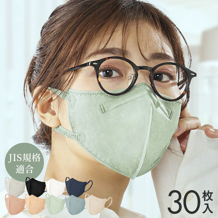 マスク アイリスオーヤマ 不織布 カラーマスク 立体 DAILY FIT MASK 立体 30枚入 カラーマスク マスク 立体マスク カラー バイカラーマ..