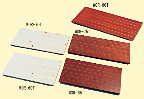 ウッディラック棚板WOR-80Tクリア/ブラウ...の紹介画像3