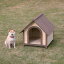 犬 小屋 屋外 中型犬 ウッディ舎 WDK-750送料無料 ブラウン(中型用/ 用/アイリスオーヤマ/あたたかみのある木製の用舎)