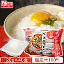 [最大P10倍★10日20:00-23:59]低温製法米のおいしいごはん 120g×40食パック パック米 パックご飯 パックごはん レトルトごはん ご飯 国産米 アイリスフーズ あす楽対応