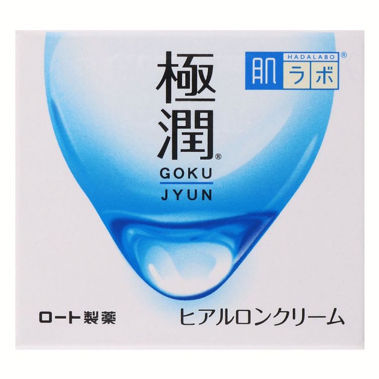 肌ラボ 極潤 ヒアルロンクリーム 弱酸性 ヒアルロンクリーム 50g スキン フェイス 研究 ビューティ コスメ トラブル 解消 うるおい 保湿 濃密 ロート製薬