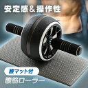 腹筋ローラー 23-216フィットネス ダイエット 健康器具 体幹トレーニング 腹筋 トレーニング ローラー 宅トレ トレーニング用品 筋トレ