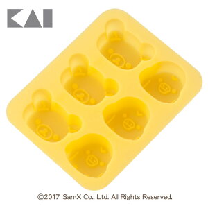 シリコーンカップケーキ型 リラックマ 000DN0203製菓 グッズ かわいい Rilakkuma 貝印 お菓子作り カップケーキ 型 シリコンカップ カップ 【D】