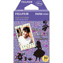 チェキフィルム INSTAX MINI ALICE WW1 インスタントフィルム インスタント フィルム チェキ チェキ用 インスタントカメラ ポラロイドカメラ ポラロイド用 おしゃれ かわいい キャラクター アリス ディズニー インタックス 富士フィルム 【D】