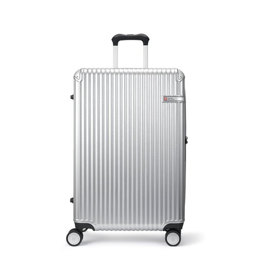 【送料無料】SWISS MILITARY SOGLIO(ソーリオ) スーツケース SM−I226 SILVER 71cm 83L 5cm拡張 TSAロック スーツケースカバー・ネームタグ付 メタリックシルバー 【送料無料】SWISS MILITARY SOGLIO(ソーリオ) スーツケース SM−I226 SILVER 71cm 83L 5cm拡張 TSAロック スーツケースカバー・ネームタグ付 メタリックシルバー