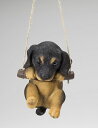 【全商品ポイントキャンペーン中】 S6426 ブランコドック ダックス黒/ドック/犬/置物/オーナメント/ガーデニング/オブジェ/ガーデン雑貨/ガーデニング雑貨/ダックスグッズ/ダックス雑貨/ダックス置物/母の日