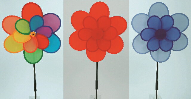 【全商品ポイントキャンペーン中】S487 風車ピック フラワーL 5Pセット/ガーデニング/オブジェ/風車/ピック/ガーデン雑貨/ガーデニング雑貨