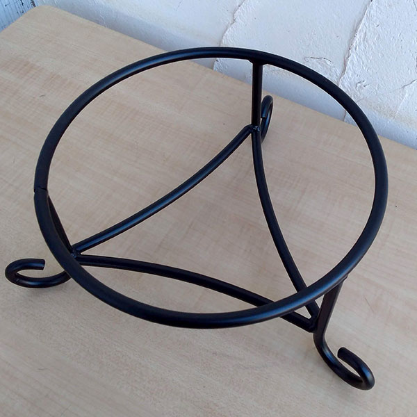 フラワースタンド：FLS-260：ブラック（内径26cm）