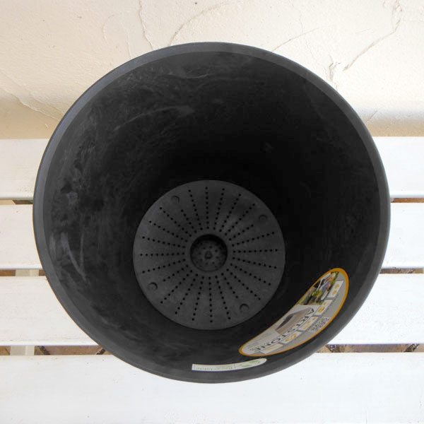 アートストーン ラウンド ブラック 27cm（直径26.5cm）