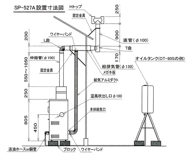 オイルタンク90リットル角型OT-90S