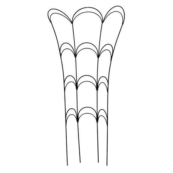 フラワーガード(L)ブラック(高さ80cm)AFG01-80/4枚セット