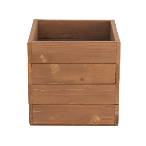 Wooden Planters - [送料無料]天然木プランター：hiyori（ひより）ライトブラウン（DEP-36LBR）