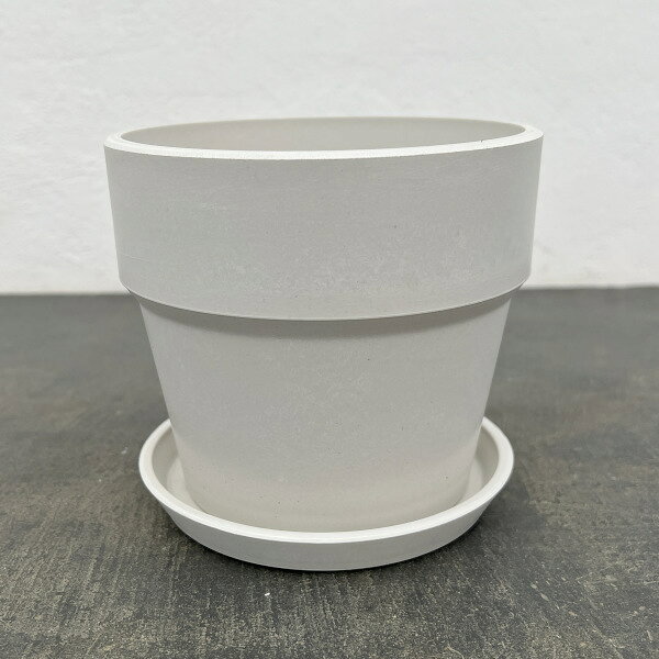 アーバンプランツポットソリッド（ミルク）直径13.5×高さ12.5cm 80998