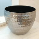 (わけあり特価)メタル鉢カバー:コディ リード大(直径19cm)