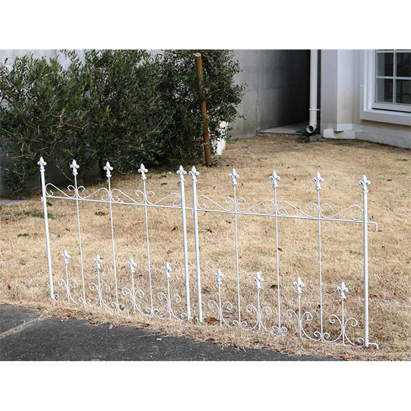 [送料無料]オールドシャトーフェンス ミニタイプ 8枚組ホワイト(OC004S-8P-WHT)