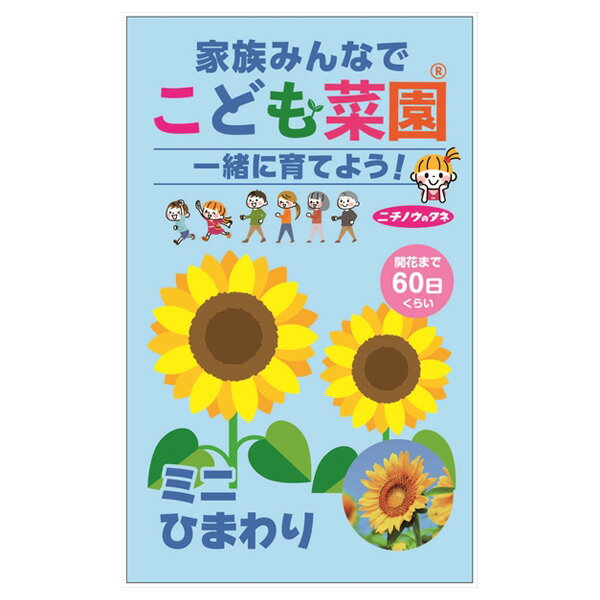 ヒマワリ：こども菜園（ミニひまわり）[花のタネ 春まき]