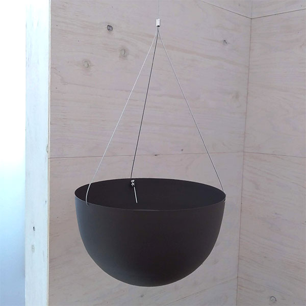 スチールハンギング：M27/A　ダークグレー（直径27cm）