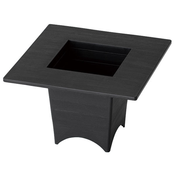 （わけあり特価）和風アーチスタンドポット/ブラック-S（WBA-PKS）