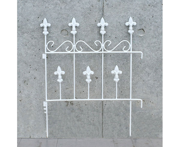 [送料無料]オールドシャトーフェンス スティックタイプ 4枚組ホワイト(OC005ST-4P-WHT)