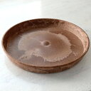 ブラクトエコソーサー:ブラウン(直径10.0cm、高さ1.2cm)